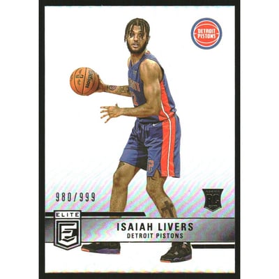 2021-22 Elite #217 Isaiah Livers RC