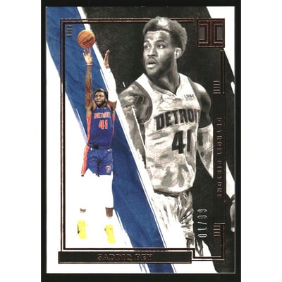 2021-22 Panini Impeccable #64 Saddiq Bey