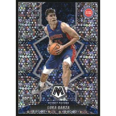 2021-22 Panini Mosaic Mosaic Fast Break Silver #238 Luka Garza