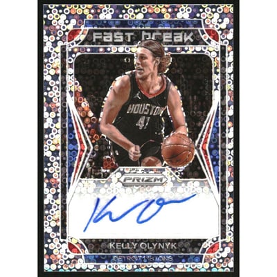 2021-22 Panini Prizm Fast Break Autographs #8 Kelly Olynyk