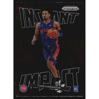 2021-22 Panini Prizm Instant Impact #1 Cade Cunningham
