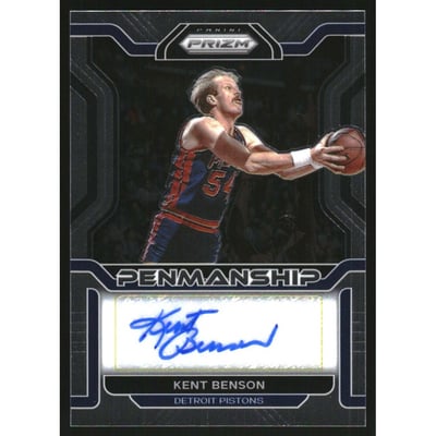 2021-22 Panini Prizm Penmanship #27 Kent Benson
