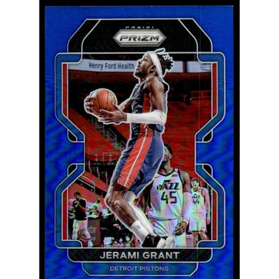 2021-22 Panini Prizm Prizms Blue #76 Jerami Grant