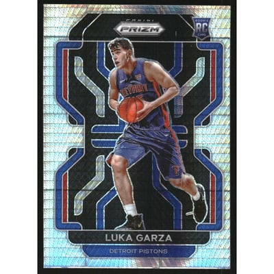 2021-22 Panini Prizm Prizms Hyper #303 Luka Garza
