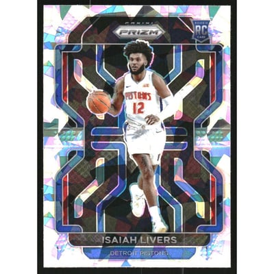 2021-22 Panini Prizm Prizms Ice #296 Isaiah Livers