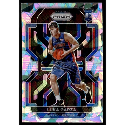 2021-22 Panini Prizm Prizms Ice #303 Luka Garza
