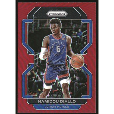 2021-22 Panini Prizm Prizms Red #140 Hamidou Diallo