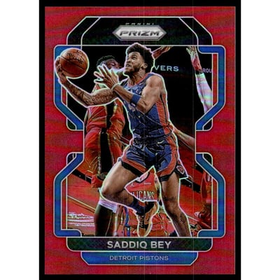 2021-22 Panini Prizm Prizms Red #193 Saddiq Bey