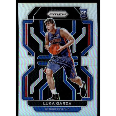 2021-22 Panini Prizm Prizms Silver #303 Luka Garza