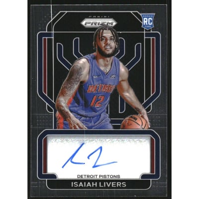2021-22 Panini Prizm Rookie Signatures #35 Isaiah Livers