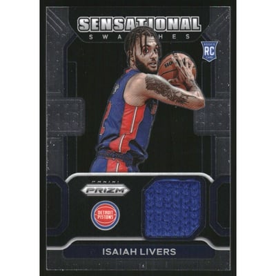 2021-22 Panini Prizm Sensational Swatches #95 Isaiah Livers