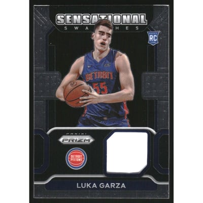 2021-22 Panini Prizm Sensational Swatches #98 Luka Garza