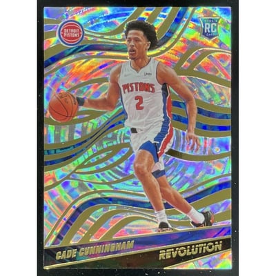 2021-22 Panini Revolution Fractal #120 Cade Cunningham RC