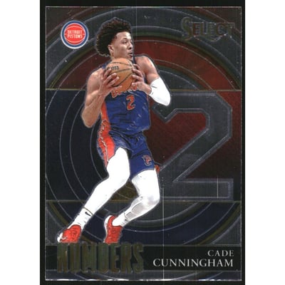 2021-22 Select Numbers #40 Cade Cunningham