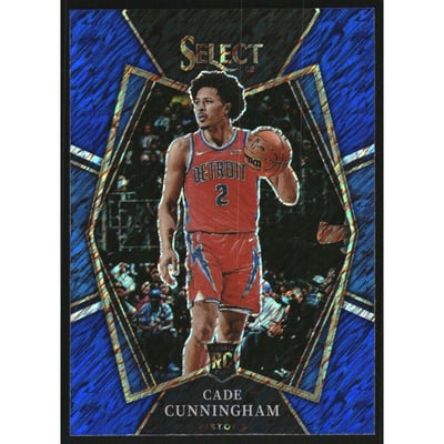 2021-22 Select Prizms Blue Shimmer #116 Cade Cunningham