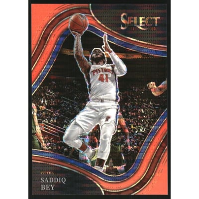 2021-22 Select Prizms Neon Orange Pulsar #213 Saddiq Bey