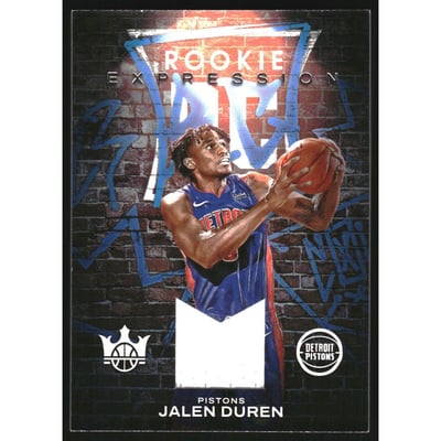 2022-23 Court Kings Rookie Expression Memorabilia #23 Jalen Duren