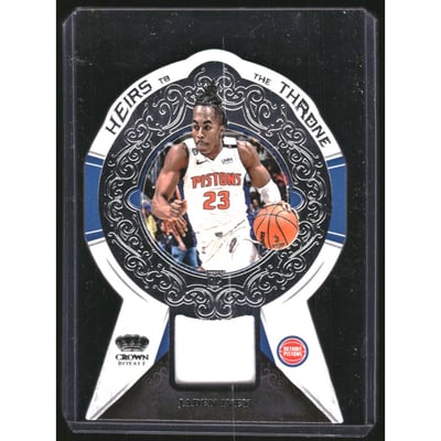 2022-23 Crown Royale Heirs to the Throne Relics #9 Jaden Ivey