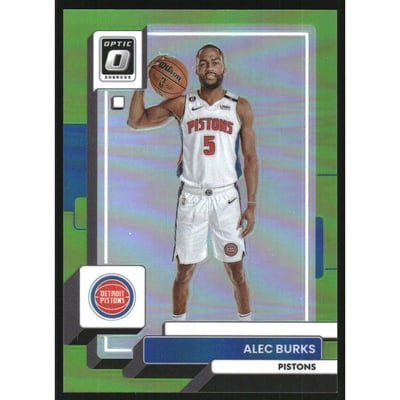 2022-23 Donruss Optic Lime Green #104 Alec Burks