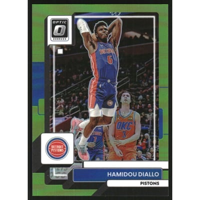 2022-23 Donruss Optic Lime Green #97 Hamidou Diallo