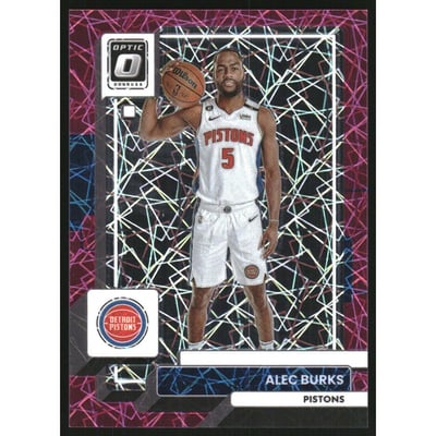 2022-23 Donruss Optic Pink Velocity #104 Alec Burks