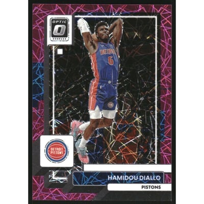2022-23 Donruss Optic Pink Velocity #97 Hamidou Diallo