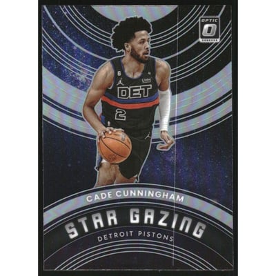2022-23 Donruss Optic Star Gazing Holo #15 Cade Cunningham