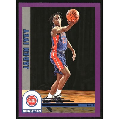 2022-23 Hoops Purple #285 Jaden Ivey