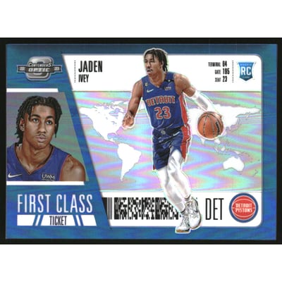 2022-23 Panini Contenders Optic First Class Ticket #2 Jaden Ivey