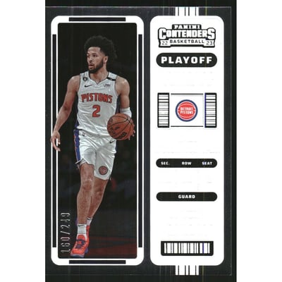 2022-23 Panini Contenders Playoff Ticket #44 Cade Cunningham