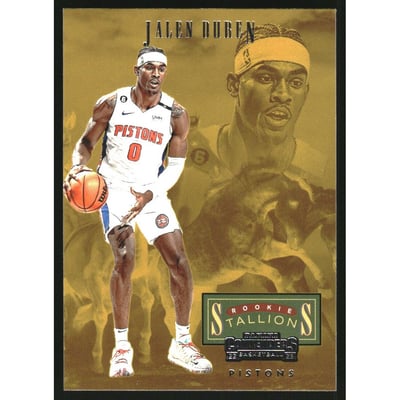 2022-23 Panini Contenders Rookie Stallions #11 Jalen Duren