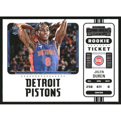 2022-23 Panini Contenders Variations #102 Jalen Duren