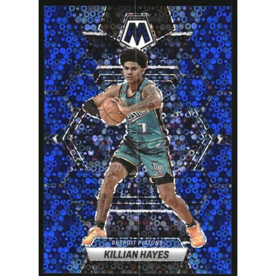 2022-23 Panini Mosaic Mosaic Fast Break Blue #100 Killian Hayes