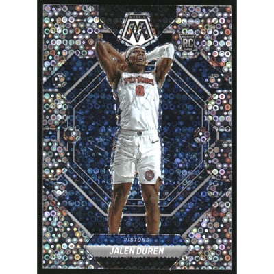 2022-23 Panini Mosaic Mosaic Fast Break Silver #225 Jalen Duren