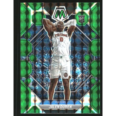 2022-23 Panini Mosaic Mosaic Green #225 Jalen Duren