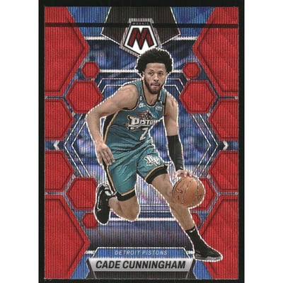 2022-23 Panini Mosaic Mosaic Red Wave #6 Cade Cunningham