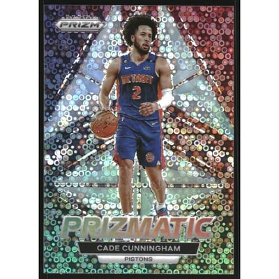 2022-23 Panini Prizm Prizmatic Prizms Fast Break #8 Cade Cunningham