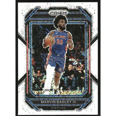 2022-23 Panini Prizm Prizms White Sparkle #73 Marvin Bagley III