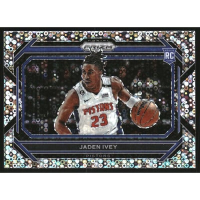 2022-23 Panini Prizm Rookie Variation Fast Break #256 Jaden Ivey