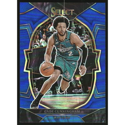 2022-23 Select Prizms Blue #18 Cade Cunningham