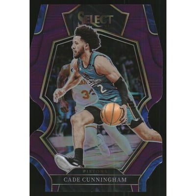 2022-23 Select Prizms Purple Die Cut #118 Cade Cunningham
