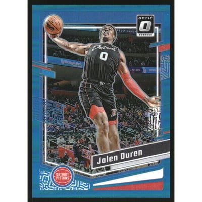 2023-24 Donruss Optic Aqua #187 Jalen Duren