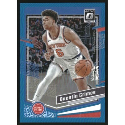 2023-24 Donruss Optic Aqua #46 Quentin Grimes