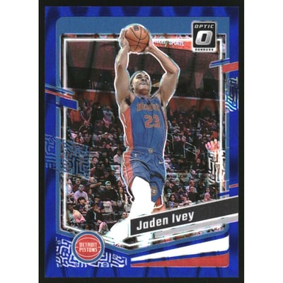 2023-24 Donruss Optic Blue Seismic #165 Jaden Ivey