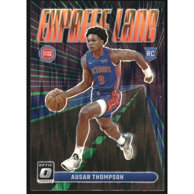 2023-24 Donruss Optic Express Lane Green Shock #18 Ausar Thompson