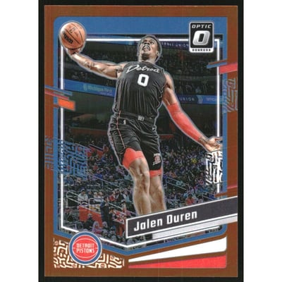 2023-24 Donruss Optic Orange #187 Jalen Duren