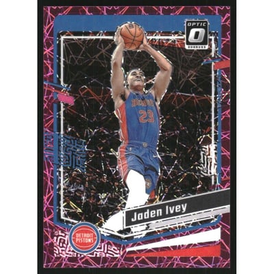 2023-24 Donruss Optic Pink Velocity #165 Jaden Ivey