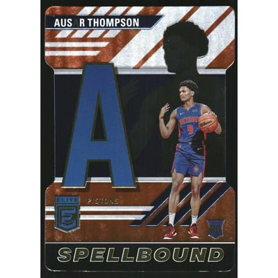 2023-24 Elite Spellbound Orange Die Cut #23 Ausar Thompson