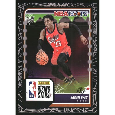 2023-24 Hoops Haunted Hoops Holo Webs #284 Jaden Ivey RS