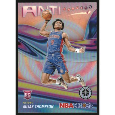 2023-24 Hoops Premium Stock Anti Gravity Silver Prizm #8 Ausar Thompson